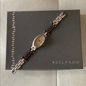 Silpada leather watch